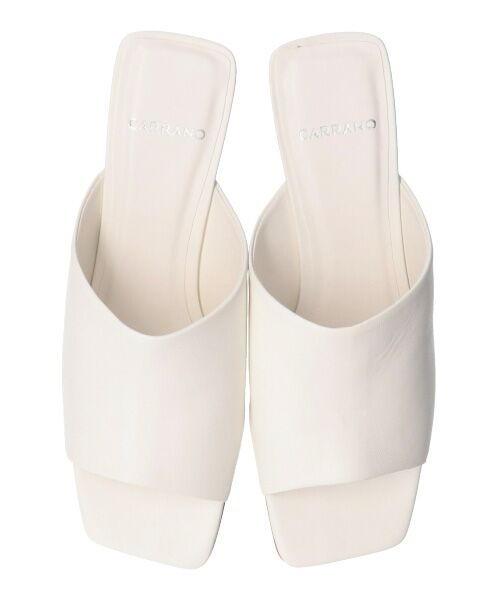 INTER-CHAUSSURES / インター ショシュール サンダル | 【CARRANO】スクエアトゥミュールサンダル | 詳細10