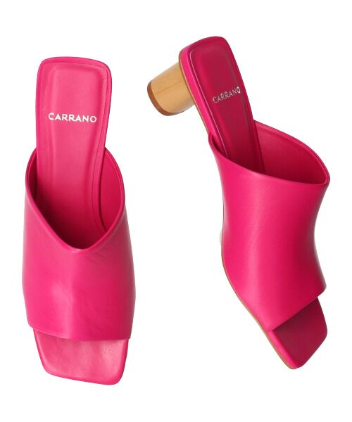 INTER-CHAUSSURES / インター ショシュール サンダル | 【CARRANO】スクエアトゥミュールサンダル | 詳細18