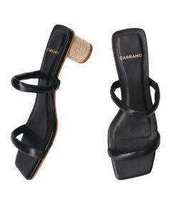 INTER-CHAUSSURES / インター ショシュール サンダル | 【CARRANO】ダブルチューブストラップサンダル