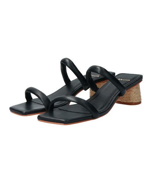 INTER-CHAUSSURES / インター ショシュール サンダル | 【CARRANO】ダブルチューブストラップサンダル | 詳細1