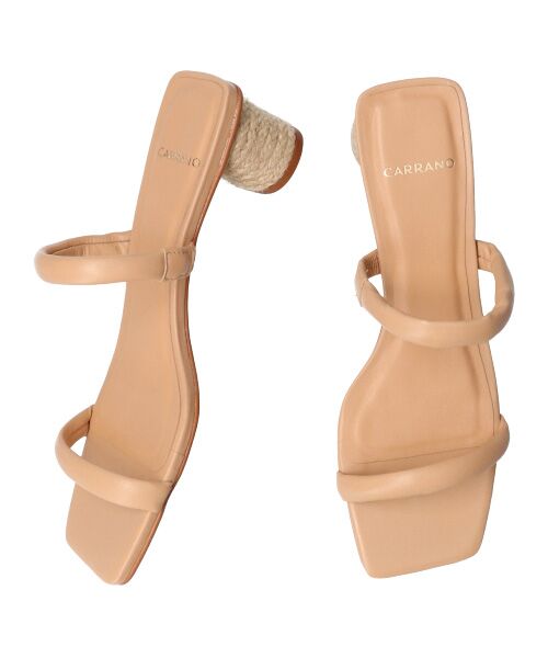 INTER-CHAUSSURES / インター ショシュール サンダル | 【CARRANO】ダブルチューブストラップサンダル | 詳細18