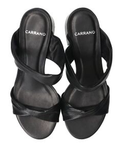 INTER-CHAUSSURES / インター ショシュール サンダル | 【CARRANO】ダブルツイストストラップミュールサンダル