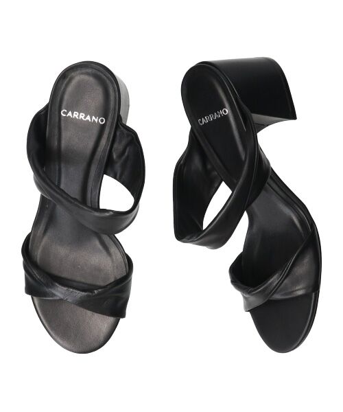 INTER-CHAUSSURES / インター ショシュール サンダル | 【CARRANO】ダブルツイストストラップミュールサンダル | 詳細6