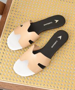 INTER-CHAUSSURES / インター ショシュール サンダル | 【CARRANO】フラットミュールサンダル