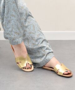 INTER-CHAUSSURES / インター ショシュール サンダル | 【CARRANO】フラットミュールサンダル