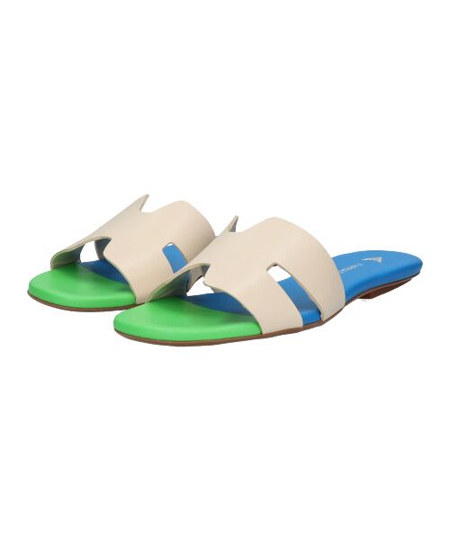 INTER-CHAUSSURES / インター ショシュール サンダル | 【CARRANO】フラットミュールサンダル | 詳細1