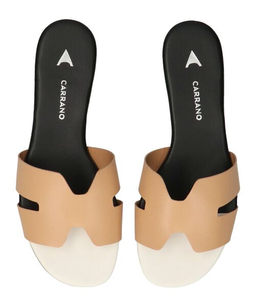 INTER-CHAUSSURES / インター ショシュール サンダル | 【CARRANO】フラットミュールサンダル | 詳細10