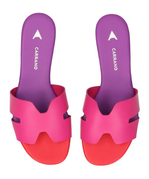 INTER-CHAUSSURES / インター ショシュール サンダル | 【CARRANO】フラットミュールサンダル | 詳細16