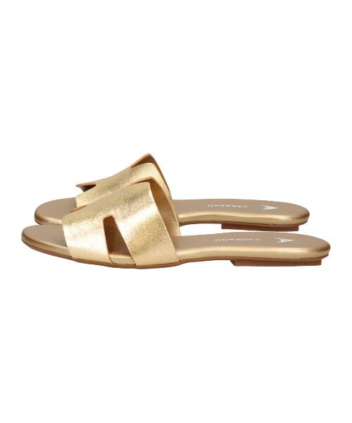 INTER-CHAUSSURES / インター ショシュール サンダル | 【CARRANO】フラットミュールサンダル | 詳細18