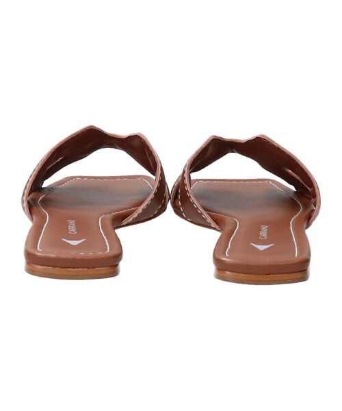 INTER-CHAUSSURES / インター ショシュール サンダル | 【CARRANO】スクエアトゥフラットミュールサンダル | 詳細22