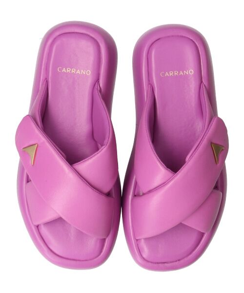 INTER-CHAUSSURES / インター ショシュール サンダル | 【CARRANO】パテッドベルトボリュームソールサンダル | 詳細13