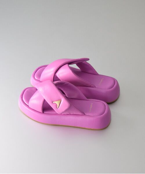 INTER-CHAUSSURES / インター ショシュール サンダル | 【CARRANO】パテッドベルトボリュームソールサンダル | 詳細17