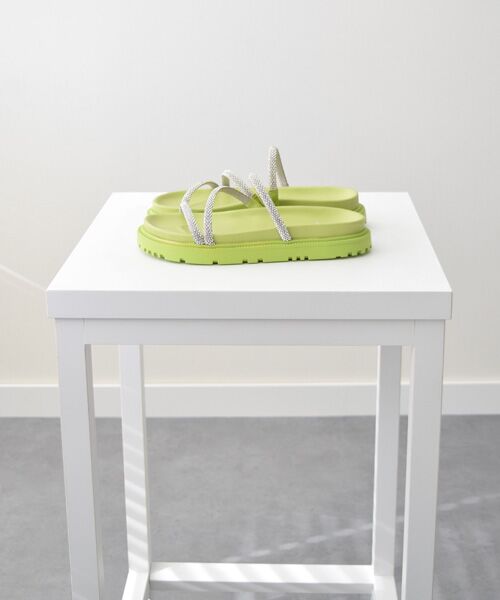 INTER-CHAUSSURES / インター ショシュール サンダル | 【CARRANO】ラインストーンストラップサンダル | 詳細17