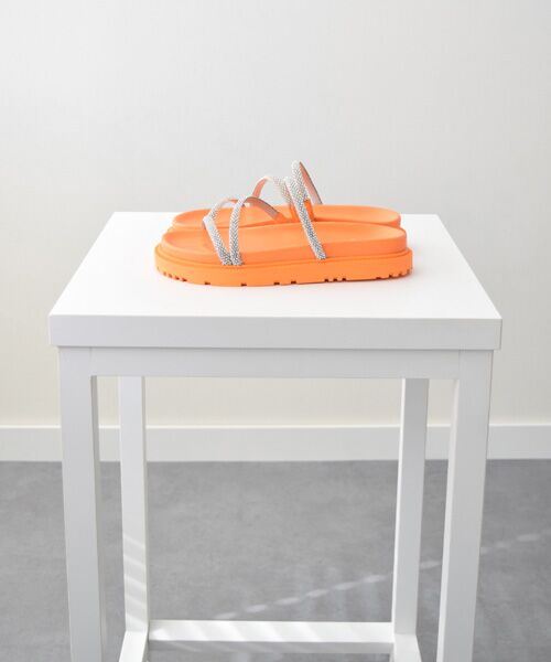 INTER-CHAUSSURES / インター ショシュール サンダル | 【CARRANO】ラインストーンストラップサンダル | 詳細25