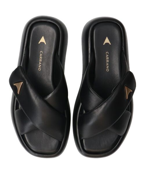 INTER-CHAUSSURES / インター ショシュール サンダル | 【CARRANO】パテッドベルトボリュームソールサンダル | 詳細5