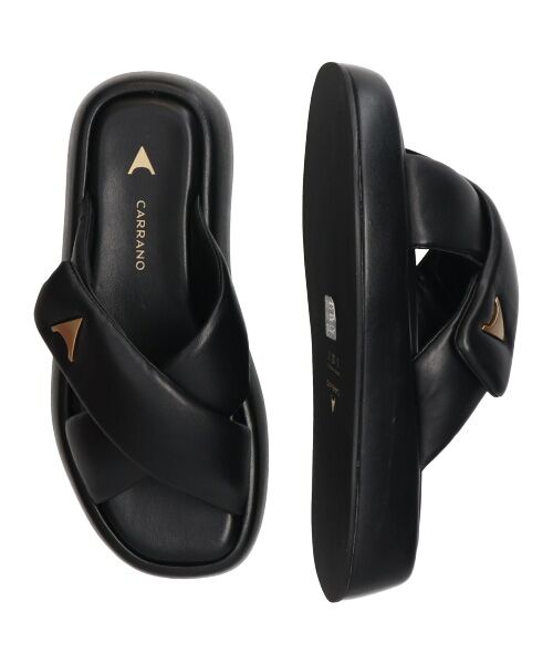 INTER-CHAUSSURES / インター ショシュール サンダル | 【CARRANO】パテッドベルトボリュームソールサンダル | 詳細7