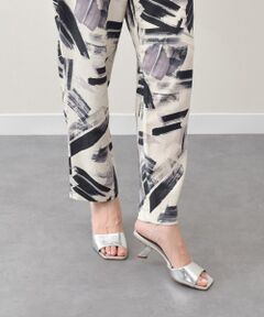 INTER-CHAUSSURES / インター ショシュール サンダル | 【CARRANO】デザインヒールミュールサンダル