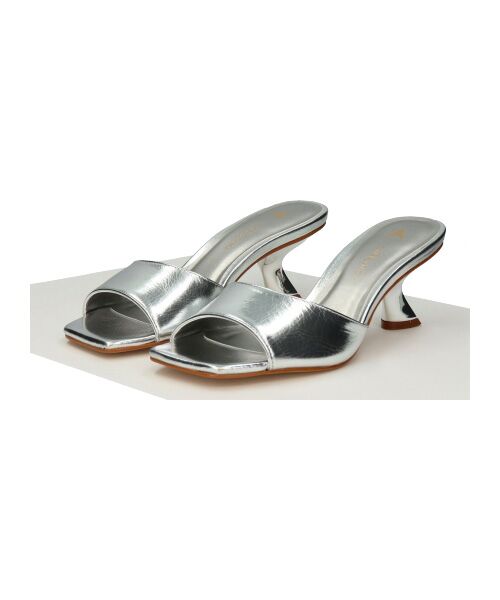 INTER-CHAUSSURES / インター ショシュール サンダル | 【CARRANO】デザインヒールミュールサンダル | 詳細1