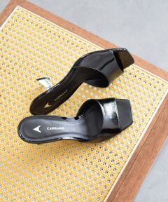 INTER-CHAUSSURES / インター ショシュール サンダル | 【CARRANO】デザインヒールミュールサンダル