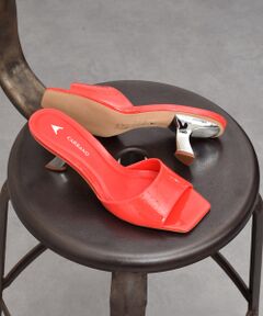 INTER-CHAUSSURES / インター ショシュール サンダル | 【CARRANO】デザインヒールミュールサンダル