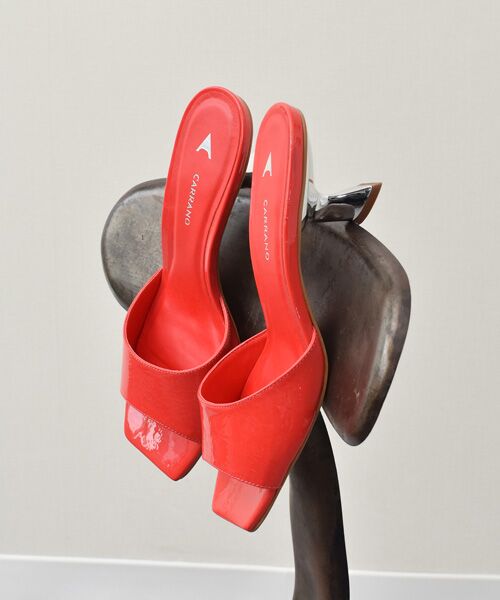 INTER-CHAUSSURES / インター ショシュール サンダル | 【CARRANO】デザインヒールミュールサンダル | 詳細17