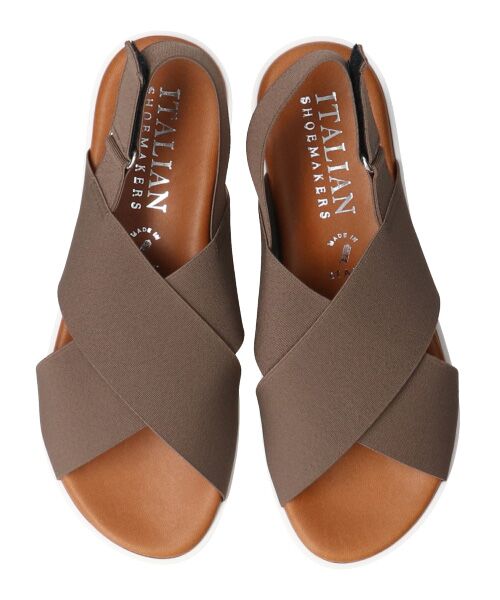 INTER-CHAUSSURES / インター ショシュール サンダル | 【ITALIAN SHOEMAKERS】厚底エラスティッククロスサンダル | 詳細14