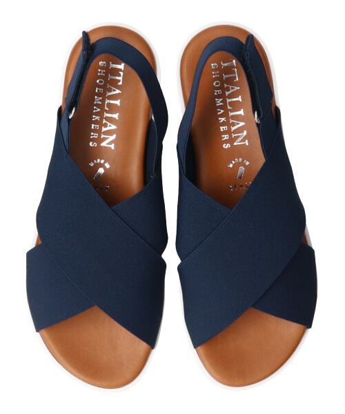 INTER-CHAUSSURES / インター ショシュール サンダル | 【ITALIAN SHOEMAKERS】厚底エラスティッククロスサンダル | 詳細23