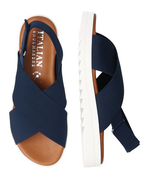 INTER-CHAUSSURES / インター ショシュール サンダル | 【ITALIAN SHOEMAKERS】厚底エラスティッククロスサンダル | 詳細25
