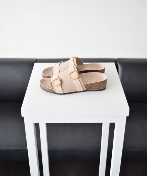 INTER-CHAUSSURES / インター ショシュール サンダル | 【ITALIAN SHOEMAKERS】ダブルベルトフットベッドサンダル | 詳細13