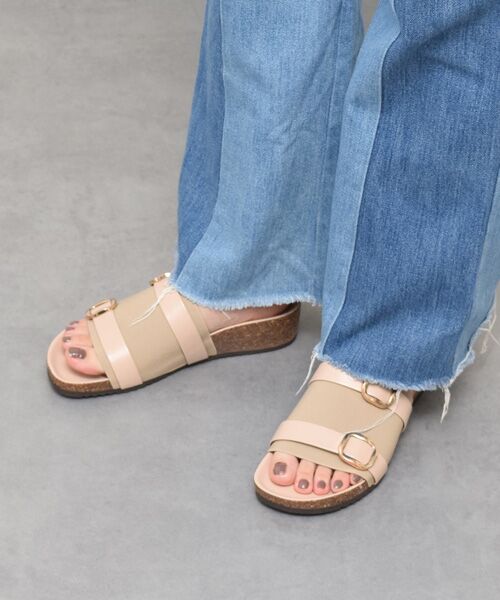 INTER-CHAUSSURES / インター ショシュール サンダル | 【ITALIAN SHOEMAKERS】ダブルベルトフットベッドサンダル | 詳細14