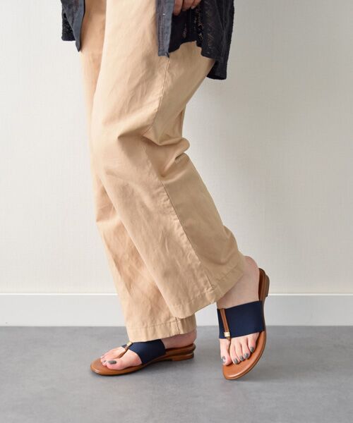 INTER-CHAUSSURES / インター ショシュール サンダル | 【ITALIAN SHOEMAKERS】メタルパーツエラスティックトングサンダル | 詳細26
