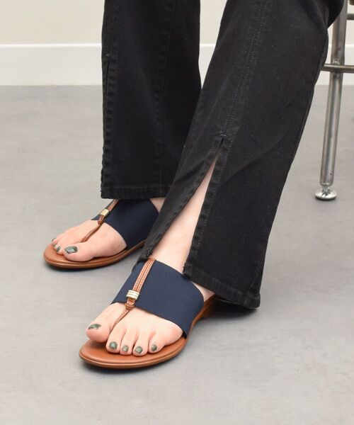 INTER-CHAUSSURES / インター ショシュール サンダル | 【ITALIAN SHOEMAKERS】メタルパーツエラスティックトングサンダル | 詳細27