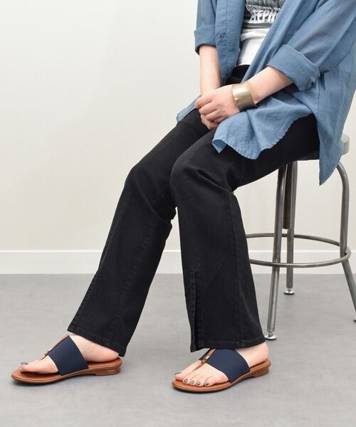 INTER-CHAUSSURES / インター ショシュール サンダル | 【ITALIAN SHOEMAKERS】メタルパーツエラスティックトングサンダル | 詳細29
