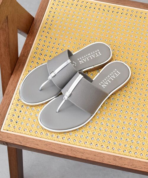INTER-CHAUSSURES / インター ショシュール サンダル | 【ITALIAN SHOEMAKERS】メタルモチーフトングサンダル | 詳細25
