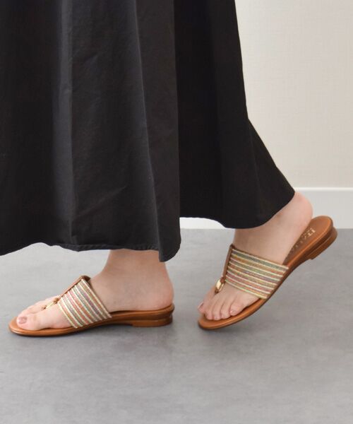 INTER-CHAUSSURES / インター ショシュール サンダル | 【ITALIAN SHOEMAKERS】フラットトングサンダル | 詳細8