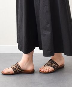 INTER-CHAUSSURES / インター ショシュール サンダル | 【ITALIAN SHOEMAKERS】ラインストーンストラップトングサンダル