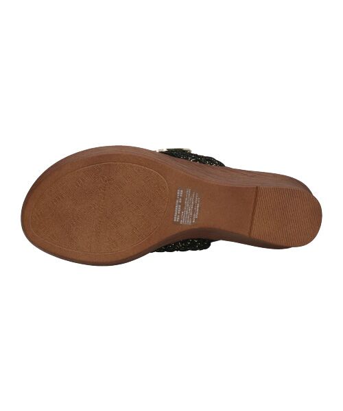 INTER-CHAUSSURES / インター ショシュール サンダル | 【ITALIAN SHOEMAKERS】ビッグバックルウェッジヒールサンダル | 詳細6