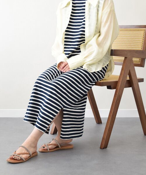 INTER-CHAUSSURES / インター ショシュール サンダル | 【ITALIAN SHOEMAKERS】ダブルビジューストラップトングサンダル | 詳細23