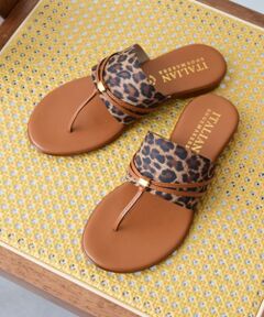 INTER-CHAUSSURES / インター ショシュール サンダル | 【ITALIAN SHOEMAKERS】エラスティックベルトトングサンダル