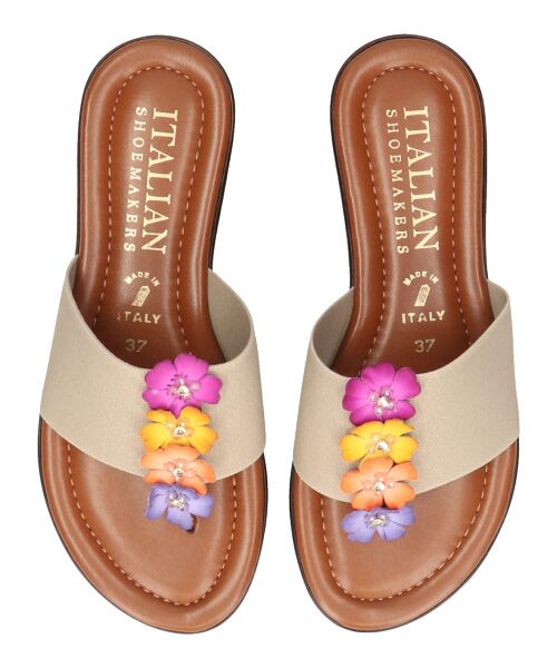 INTER-CHAUSSURES / インター ショシュール サンダル | 【ITALIAN SHOEMAKERS】センターフラワートングサンダル | 詳細5