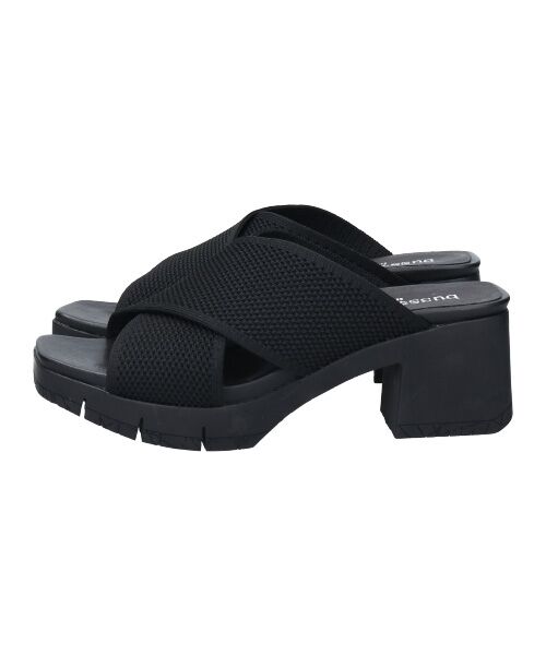 INTER-CHAUSSURES / インター ショシュール サンダル | 【bussola】クロスニットミュールサンダル | 詳細2