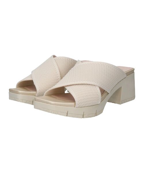 INTER-CHAUSSURES / インター ショシュール サンダル | 【bussola】クロスニットミュールサンダル | 詳細12