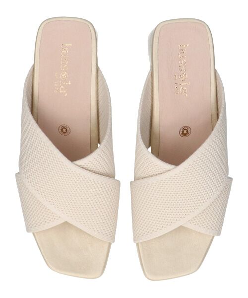 INTER-CHAUSSURES / インター ショシュール サンダル | 【bussola】クロスニットミュールサンダル | 詳細16