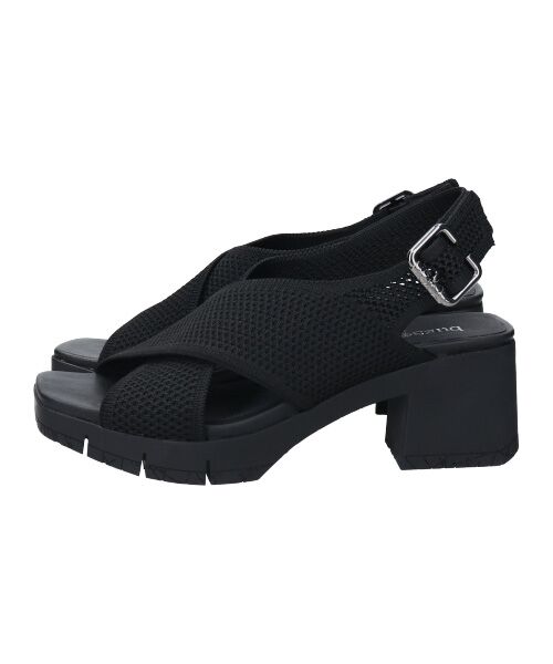 INTER-CHAUSSURES / インター ショシュール サンダル | 【bussola】ニットスリングバックヒールサンダル | 詳細2