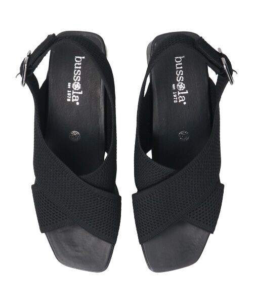 INTER-CHAUSSURES / インター ショシュール サンダル | 【bussola】ニットスリングバックヒールサンダル | 詳細5