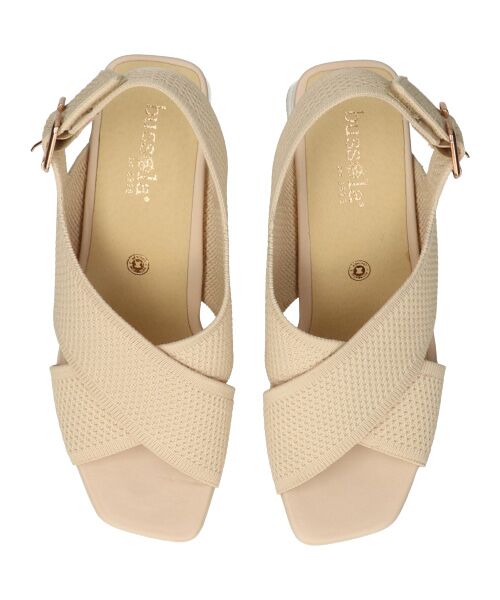 INTER-CHAUSSURES / インター ショシュール サンダル | 【bussola】ニットスリングバックヒールサンダル | 詳細14