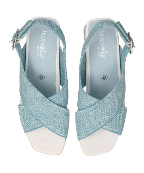 INTER-CHAUSSURES / インター ショシュール サンダル | 【bussola】ニットスリングバックヒールサンダル | 詳細23