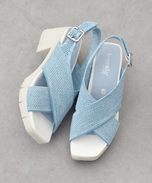 INTER-CHAUSSURES / インター ショシュール サンダル | 【bussola】ニットスリングバックヒールサンダル | 詳細27