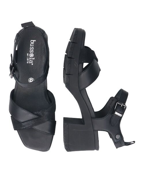 INTER-CHAUSSURES / インター ショシュール サンダル | 【bussola】アンクルストラップヒールサンダル | 詳細7