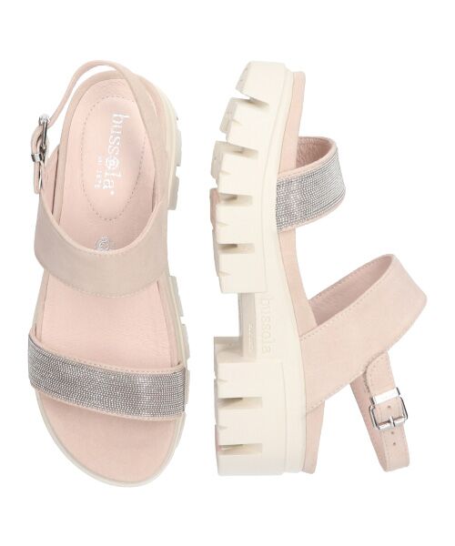 INTER-CHAUSSURES / インター ショシュール サンダル | 【bussola】厚底ボリュームソールダブルベルトサンダル | 詳細16